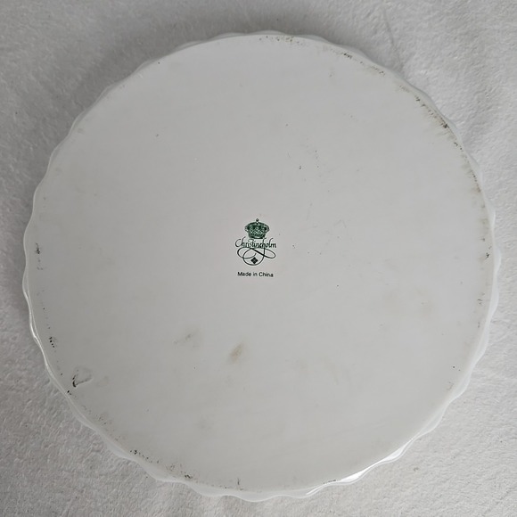 Christineholm Porcelain Floral Pattern Quiche Tart Pie Plate 9.5" Baking Dish - Picture 4 of 6